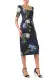 Short Sleeve Floral Dress(2,Night Sky Multi)
