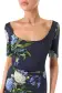 Short Sleeve Floral Dress(2,Night Sky Multi)