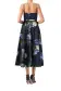 Corseted Floral Dress(2,Night Sky Multi)