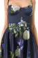 Corseted Floral Dress(2,Night Sky Multi)
