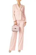 Double Breasted Blazer(2,Pale Blush)