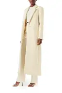Long Creme Wool Coat(2,Creme)