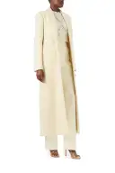 Long Creme Wool Coat(2,Creme)