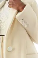 Long Creme Wool Coat(2,Creme)