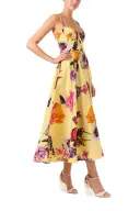 Corseted A-line Dress(2,Soleil Multi)