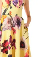 Corseted A-line Dress(2,Soleil Multi)