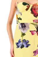 Floral Corseted Midi Dress(2,Soleil Multi)