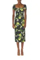 Corseted Short Sleeve Dress