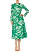 Long Sleeve Floral Day Dress