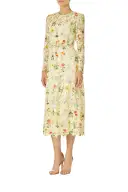 Limoncello Floral Lace Dress(2,Limoncello/Multi)