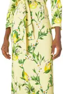 Bracelet Sleeve Sheath Dress(2,Lemon Drop/Multi)
