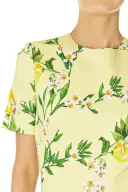 Short Sleeve Lemon Print Gown(2,Lemon Drop/Multi)