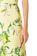 Short Sleeve Lemon Print Gown(2,Lemon Drop/Multi)