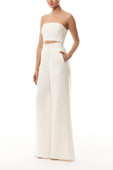 Silk White Strapless Bandeau(2,Silk White)