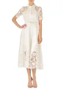 Lace Detail Short Sleeve Dress