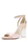 Ava Satin Sandal(35,Petal Pink)