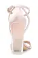 Ava Satin Sandal(35,Petal Pink)