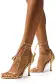Charlotte Leather Sandal(35,Gold)