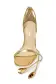 Charlotte Leather Sandal(35,Gold)