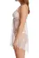 Chérie Babydoll with G-String(SMALL,SILKWHITE)