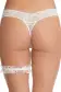 Chérie Thong & Garter Set(EXTRA SMALL,SILKWHITE)