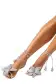 Fleur Leather Sandal(35.5,Silver)