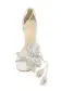 Fleur Leather Sandal(35,White)