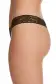 Jolie Diamond Thong(EXTRA SMALL,Noir)