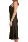 Jolie Long Silk Gown(SMALL,Noir)