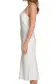 Jolie Long Silk Gown(SMALL,SILKWHITE)