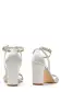 Sarah Satin Heel(35,White)