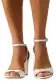 Sarah Satin Heel(35,White)