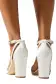 Sarah Satin Heel(35,White)