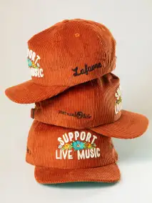 Support Live Music Lafavre x NLMF Trucker Hat - Rust