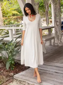 All Day Tee Dress - Oatmeal