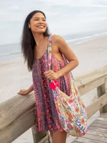 Lizzie Mini Dress - Fairytale Garden(XS)