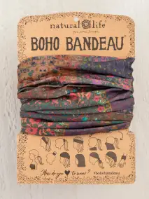 Full Boho Bandeau® Headband - Vintage Patchwork