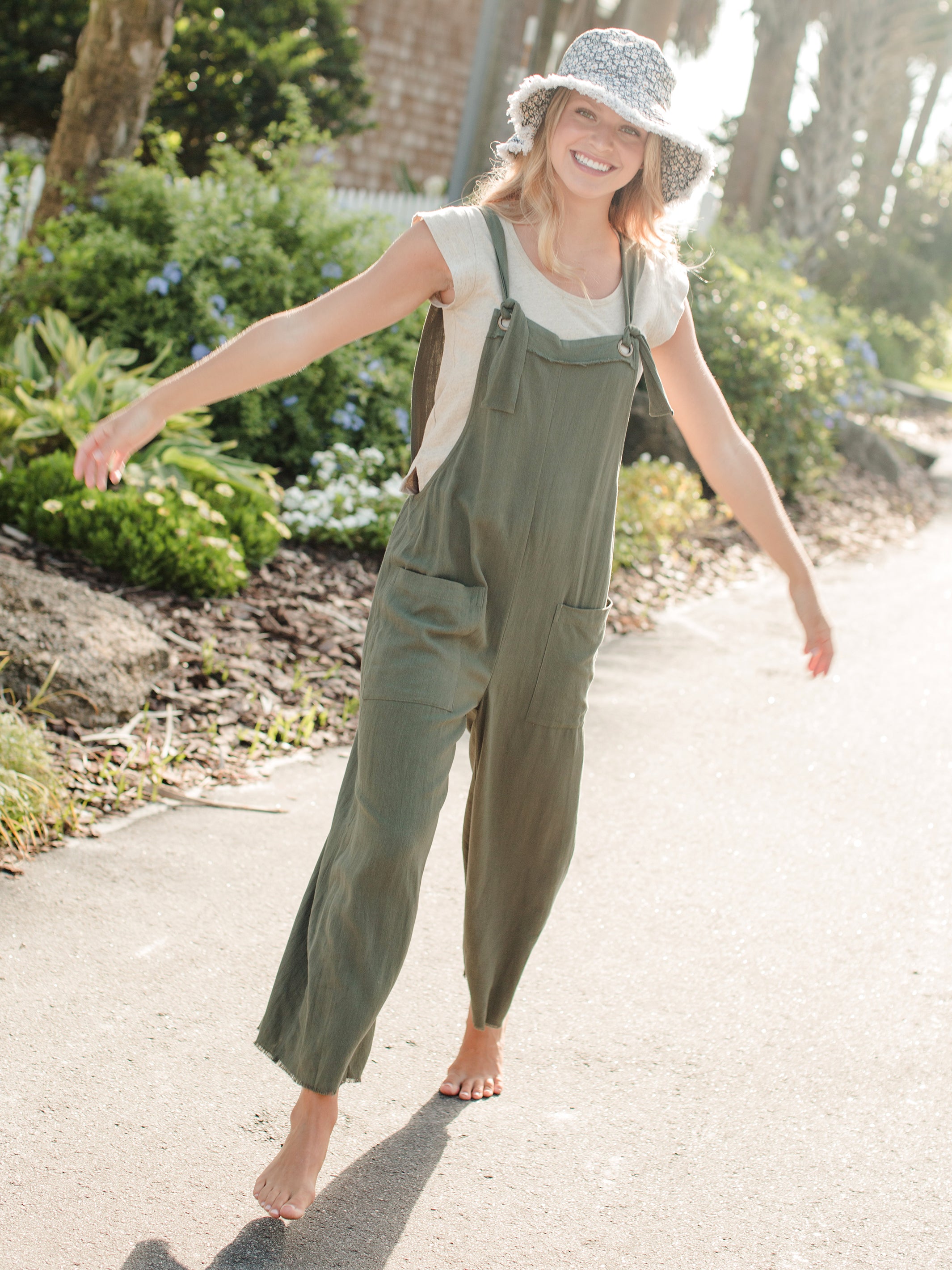 Carly Jumpsuit - Olive