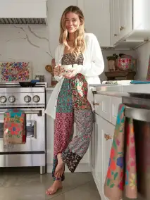 Mimi Pant - Multicolored Mixed Floral