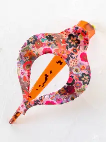 Boho Clip - Satin Meadow Light Pink