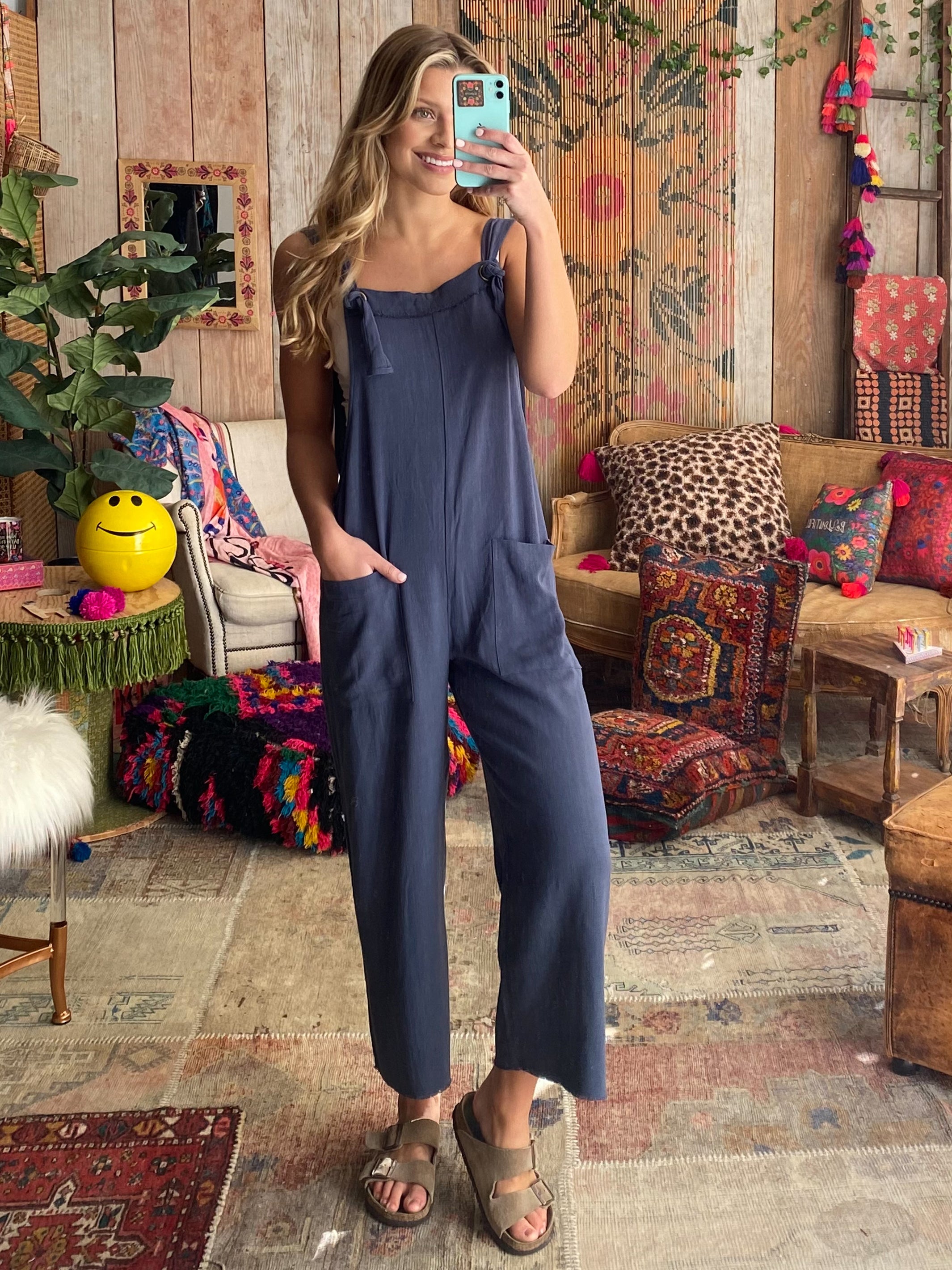 Carly Jumpsuit - Navy