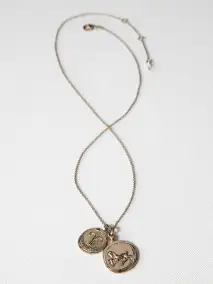 Zodiac Coin Necklace - Aries