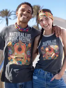 Official NL Music Festival Tees - Cotton Crew Neck