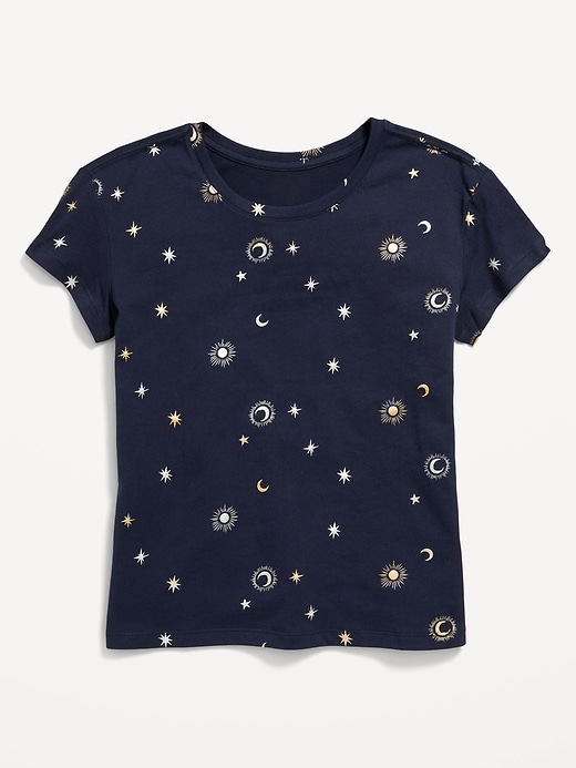 Softest Short-Sleeve Heart-Pocket T-Shirt for Girls