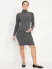 Maternity Mock-Neck Mini Dress
