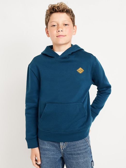 Logo-Graphic Pullover Hoodie for Boys