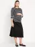 Maternity A-Line Midi Skirt