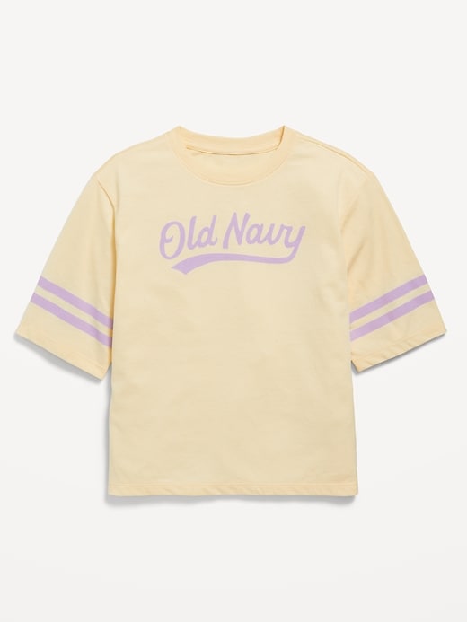 Oversized Short-Sleeve Graphic T-Shirt for Girls