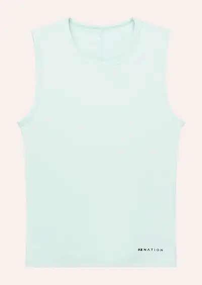 FOUNDATION MUSCLE TANK IN HINT OF MINT(2XS)