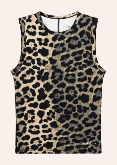 FOUNDATION MUSCLE TANK IN LEOPARD(2XS)